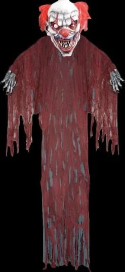 Morris 12' "Evil Clown" Hanging Halloween Decoration