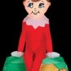 Morris Airblown Elf On Present -Costume Types Shop airblown elf on present 29123600351280