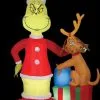 Morris Airblown Grinch & Max With Presents Inflatable Scene - Dr. Seuss -Costume Types Shop airblown grinch max with presents inflatable scene dr seuss 15813479923760