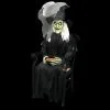 Morris Animated Sitting Witch Halloween Prop -Costume Types Shop animated sitting witch halloween prop 30408263630896