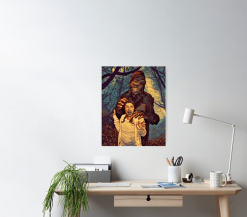 The Horror Dome Bigfoot Poster -Costume Types Shop bigfoot version 3 poster 29931012456496