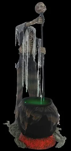 Morris "Cauldron Creeper" Electric Animated Halloween Prop