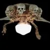 Skeletons And More "Ceiling Fan With Skeleton Arms, Skulls, And Light" Haunted House Lighting -Costume Types Shop ceiling fan with skeleton arms skulls and light haunted house lighting 14370661826608