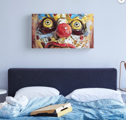 The Horror Dome Clownin Around Canvas Print