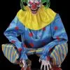 Morris "Crouching Clown Blue" Electric Animated Skeleton Halloween Prop -Costume Types Shop crouching clown blue electric animated skeleton halloween prop 14489836978224