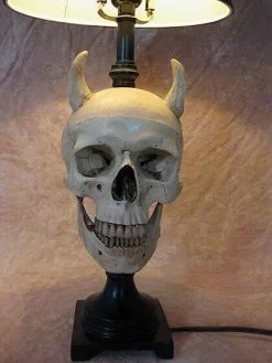 Costume Types Shop 7 Costume Types Shop -Costume Types Shop desk lamp with devil skull and bone shade haunted house lighting 23613363265