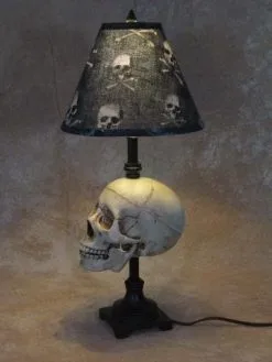 Skeletons And More "Desk Lamp With Life-size Skull And Bone Shade" Haunted House Lighting 10 Skeletons And More "Desk Lamp With Life-size Skull And Bone Shade" Haunted House Lighting -Costume Types Shop desk lamp with life size skull and bone shade haunted house lighting 23613604417