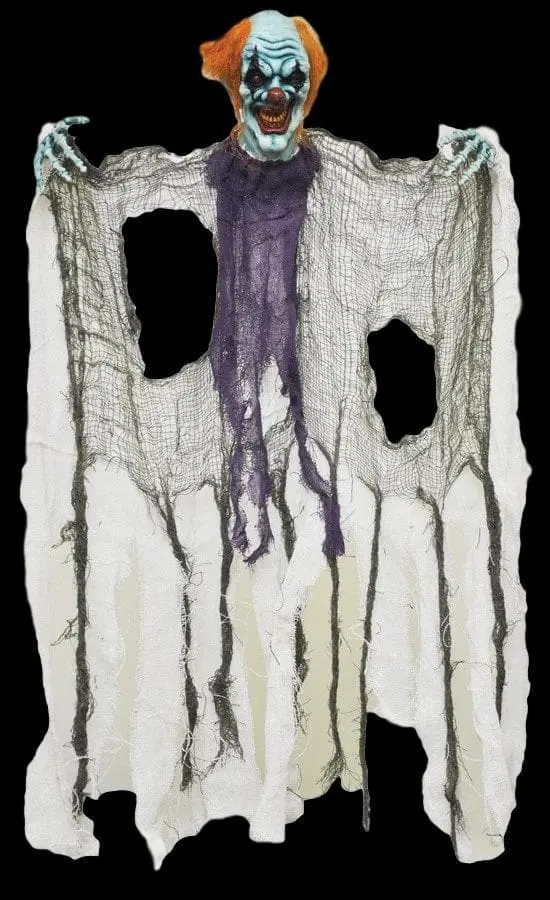 Morris "Devil Clown" Hanging Halloween Decoration - 36" 3 Morris "Devil Clown" Hanging Halloween Decoration - 36"