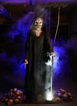 Distortions "Grim Death Reaper" Halloween Animatronic -Costume Types Shop grim death halloween animatronic 31350030008368