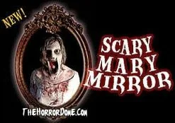 Night Frights "Haunted Mirror - Scary Mary" Professional Animated Halloween Decoration -Costume Types Shop haunted mirror scary mary professional animated halloween decoration 28755495452720