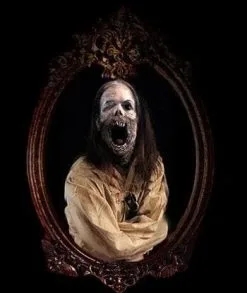 Night Frights "Haunted Mirror - Zombie Asylum" Professional Animated Halloween Decoration