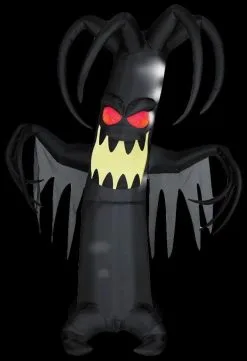 Morris "Haunted Tree" Animated Air-Blown Inflatable Halloween Decoration - 7 1/2 Foot Tall