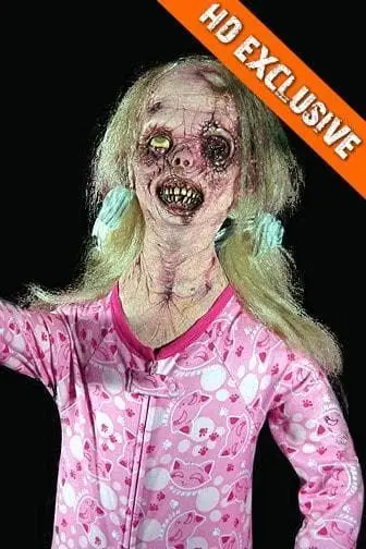The Horror Dome "Moldy Molly - Zombie Child" Halloween Prop 3 The Horror Dome "Moldy Molly - Zombie Child" Halloween Prop