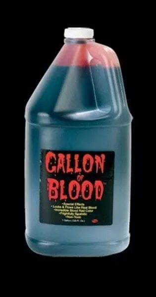 Morris "Movie-Quality Blood - 1 Gallon Jug" Halloween Prop 3 Morris "Movie-Quality Blood - 1 Gallon Jug" Halloween Prop