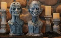 The Horror Dome "Madam And Master Macy Ghostly Manor Busts" HD Exclusive Halloween Decoration -Costume Types Shop new for 2022 madam and master macy ghostly manor busts halloween decoration 29559822123056