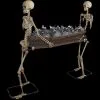 Morris Poseable Skeletons Carrying Coffin Halloween Decoration