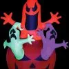 Morris "Pumpkin With Neon Ghost" Air-Blown Inflatable Hallloween Decoration -Costume Types Shop pumpkin with neon ghost air blown inflatable hallloween decoration 28753887559728