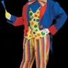 Morris "Rainbow Clown Suit - Adult 3XL" Costume -Costume Types Shop rainbow clown suit adult 3xl halloween costume 28429538033712