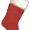 Morris "Red Plush Stocking" Christmas Decoration