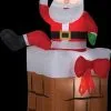 Morris "Santa Climbing" Animated Air-blown Inflatable Christmas Decoration 1 Morris "Santa Climbing" Animated Air-blown Inflatable Christmas Decoration -Costume Types Shop santa climbing animated air blown inflatable christmas decoration 28746683940912
