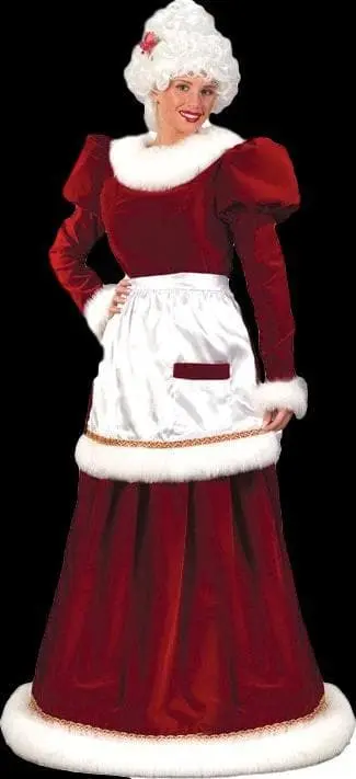 Morris "Santa Mrs. Velvet Dress - SM MD" Costume 3 Morris "Santa Mrs. Velvet Dress - SM MD" Costume
