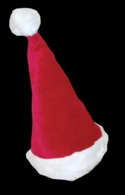 Morris "Santa Party Hat - Red/White" Christmas Costume Accessory