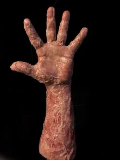 SpellBound FX And Art "Silicone Burned Male Arm" Body Part Halloween Prop