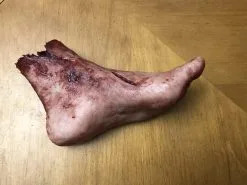 SpellBound FX And Art "Silicone Severed Left Female Foot" Body Parts Halloween Prop -Costume Types Shop silicone severed left female foot body parts halloween prop 11943768948784