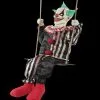 Morris "Swinging Chuckles Clown" Electric Animated Halloween Prop -Costume Types Shop swinging chuckles clown electric animated halloween prop 28754897469488