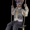Morris "Swinging Skeletal Boy" Electric Animated Halloween Prop -Costume Types Shop swinging skeletal boy electric animated halloween prop 28663675486256