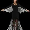 Morris "Vampiress" Costume (Adult) 2 Morris "Vampiress" Costume (Adult) -Costume Types Shop vampiress women s halloween costume adult 14186494197808